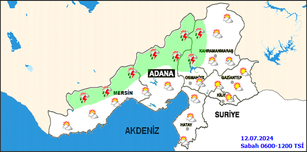 Doğu Akdeniz’de Hava Durumu