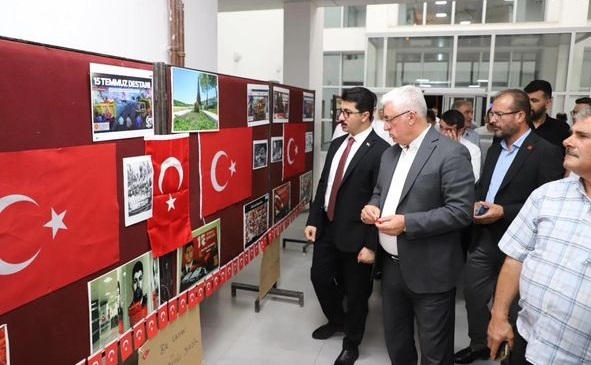 Pazarcık'ta 15 Temmuz Demokrasi Ve Milli Birlik Günü Sergisi Büyük Ilgi Gördü (1)