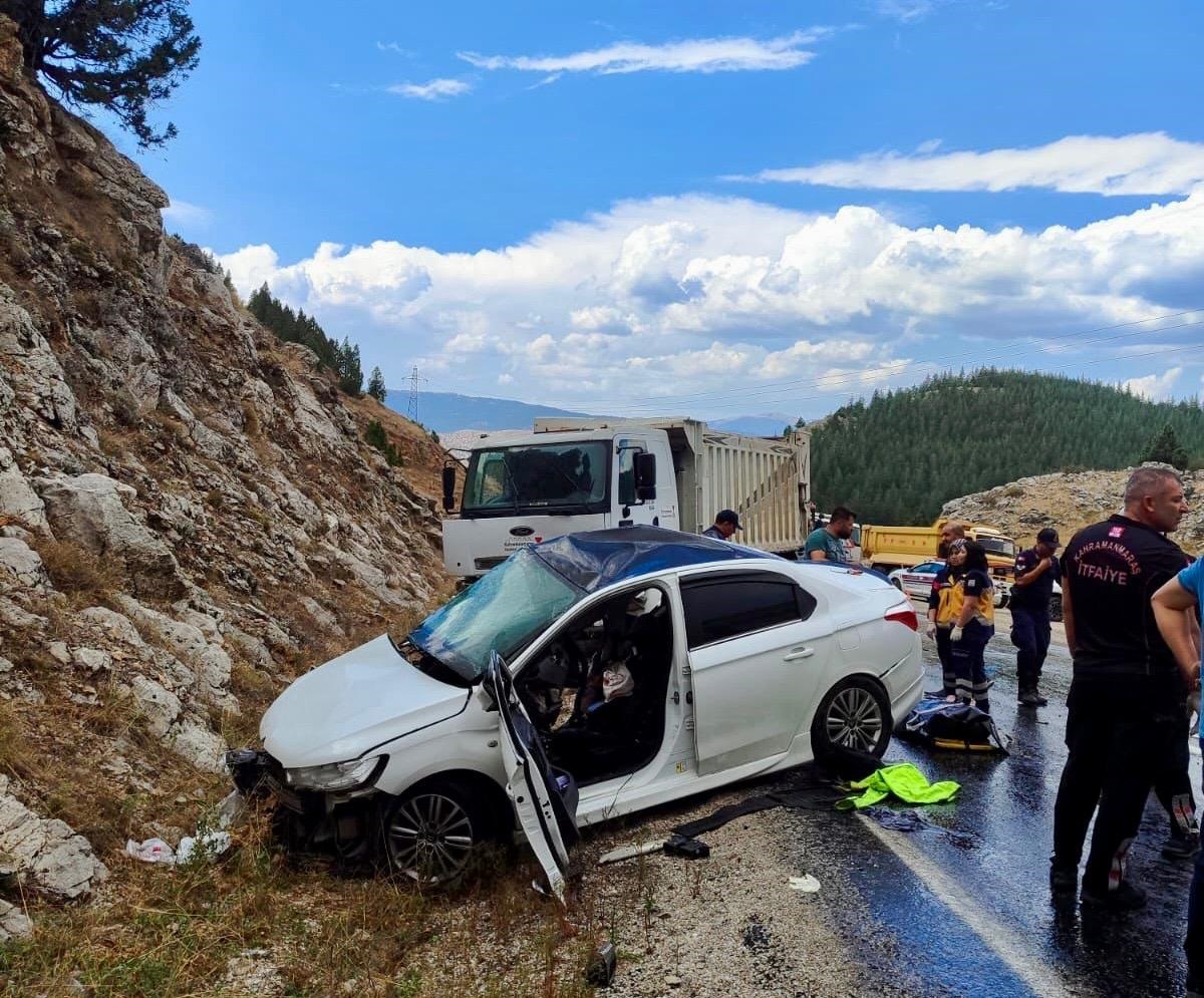 Kahramanmaraş Eski Maraş Yolunda Zincirleme Kaza (2)