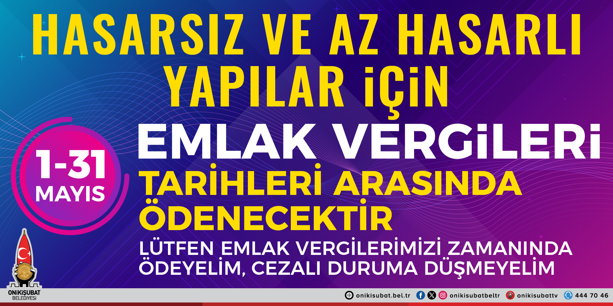 Emlak Vergisi Led 2000X1000 Px