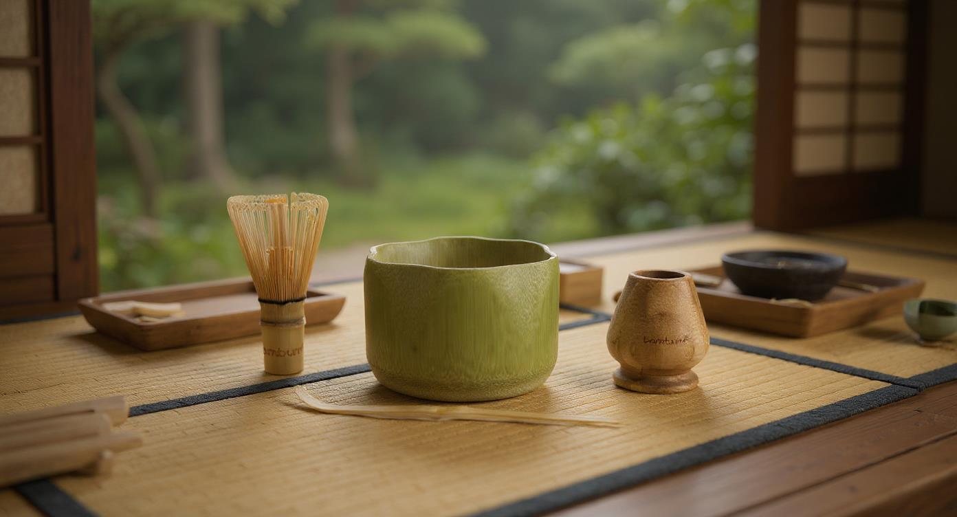 Cashi 4 Parça Matcha Çayi Seti B6542 1 104109574