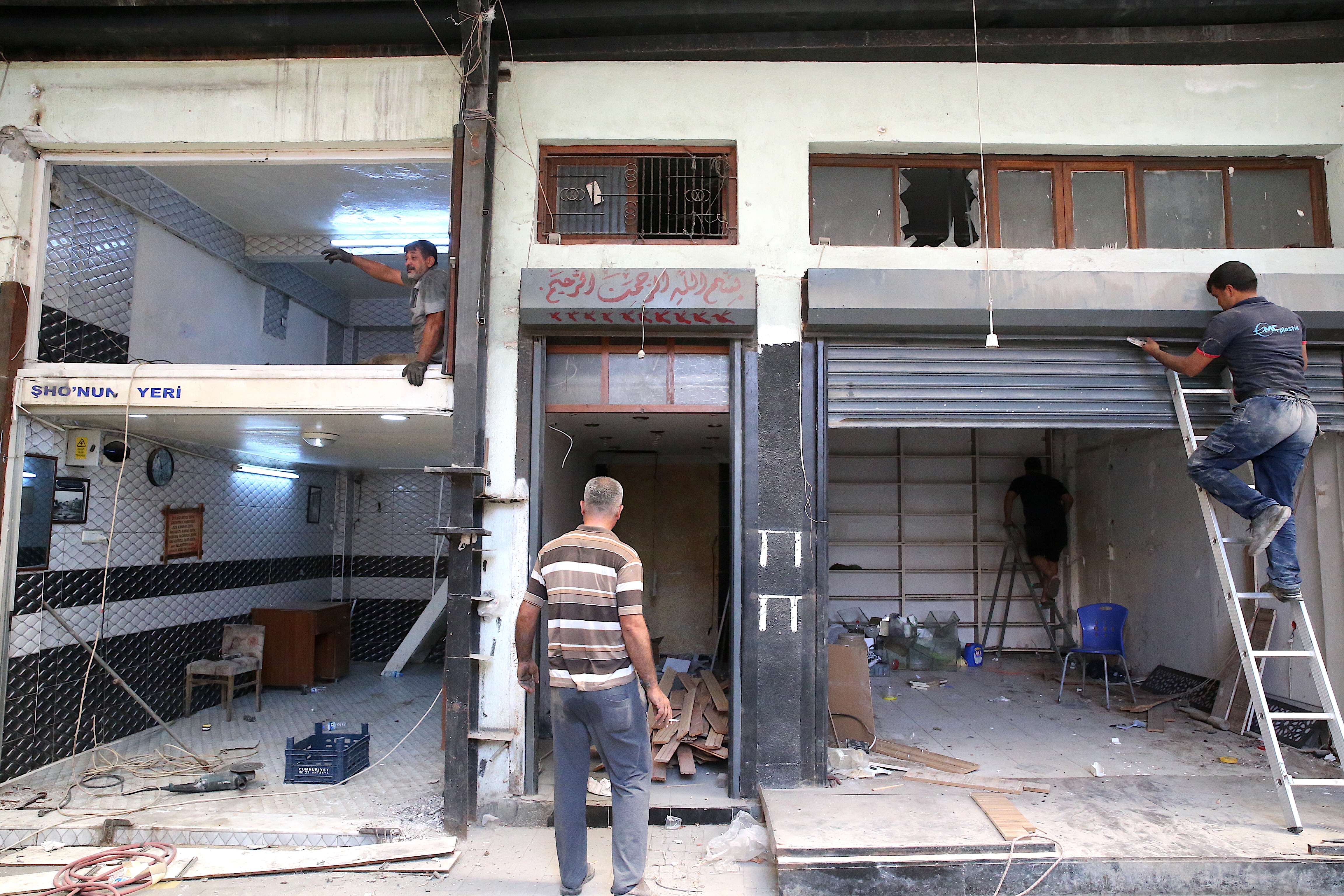 Tarihi Uzun Çarşı'da Restorasyon Çalışmaları Sürüyor (3)