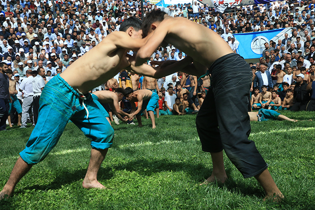 Geleneksel Bertiz Boyalı Kısa Şalvar Güreş Festivali Düzenlendi (4)