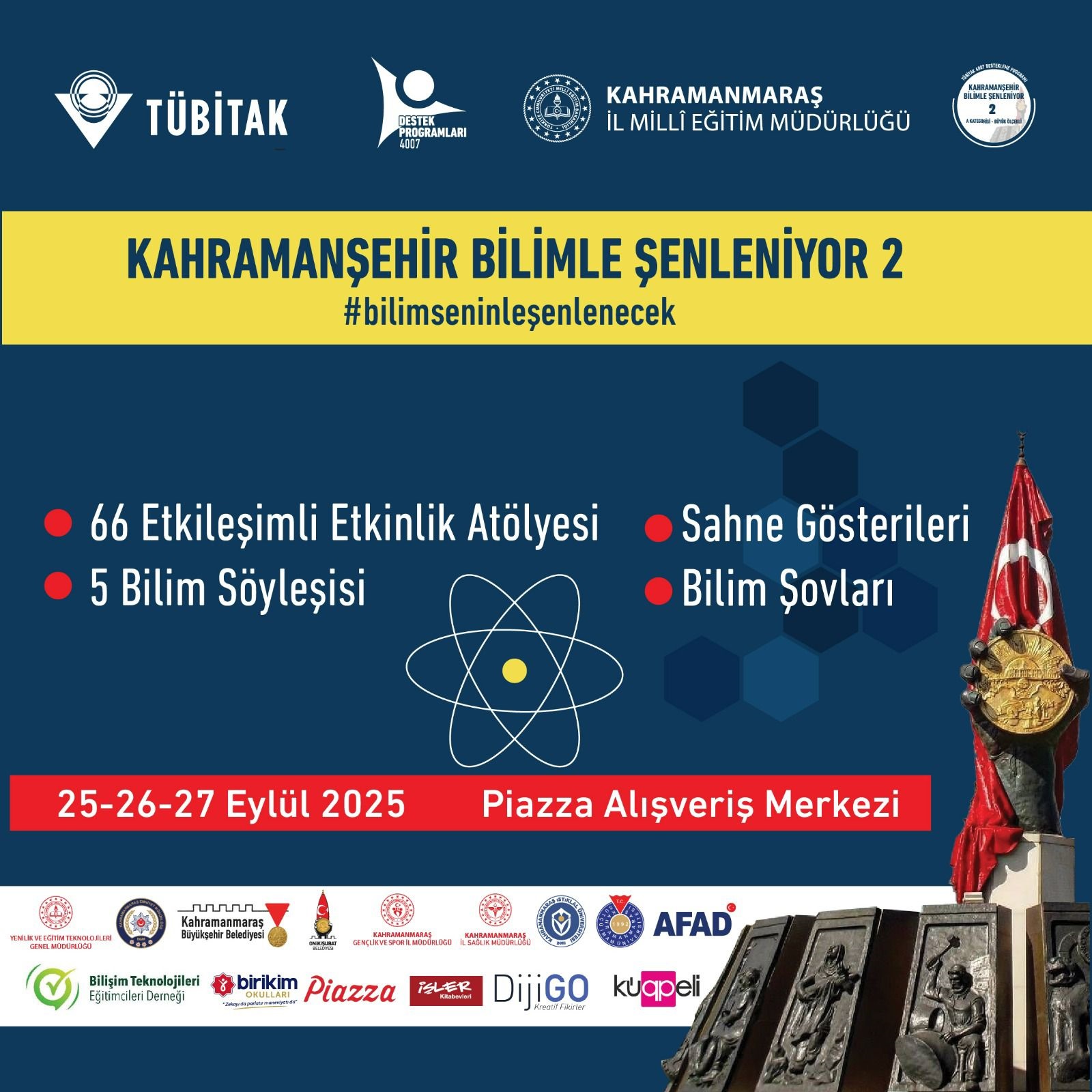 “Kahraman Şehir Bilimle Şenleniyor” Projesi Başlıyor