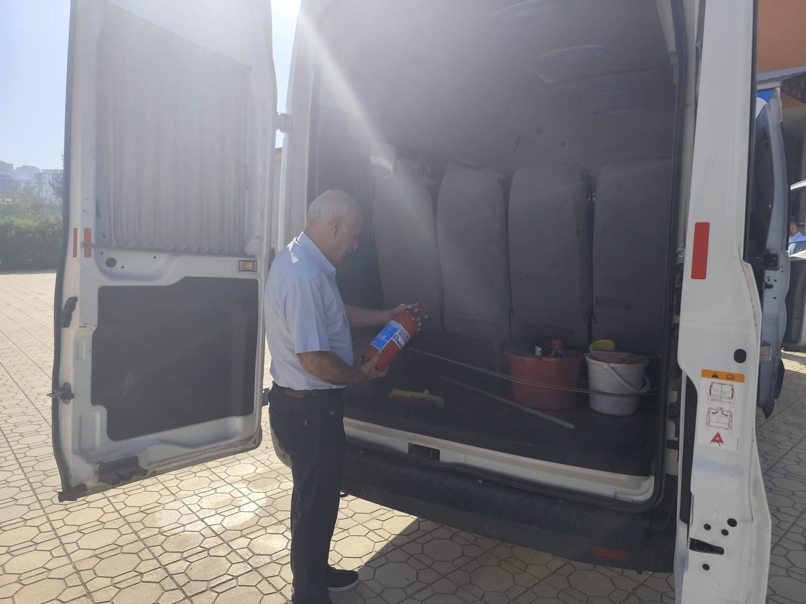 Taşımalı Eğitim Araçlarında Denetimler Başladı (4)