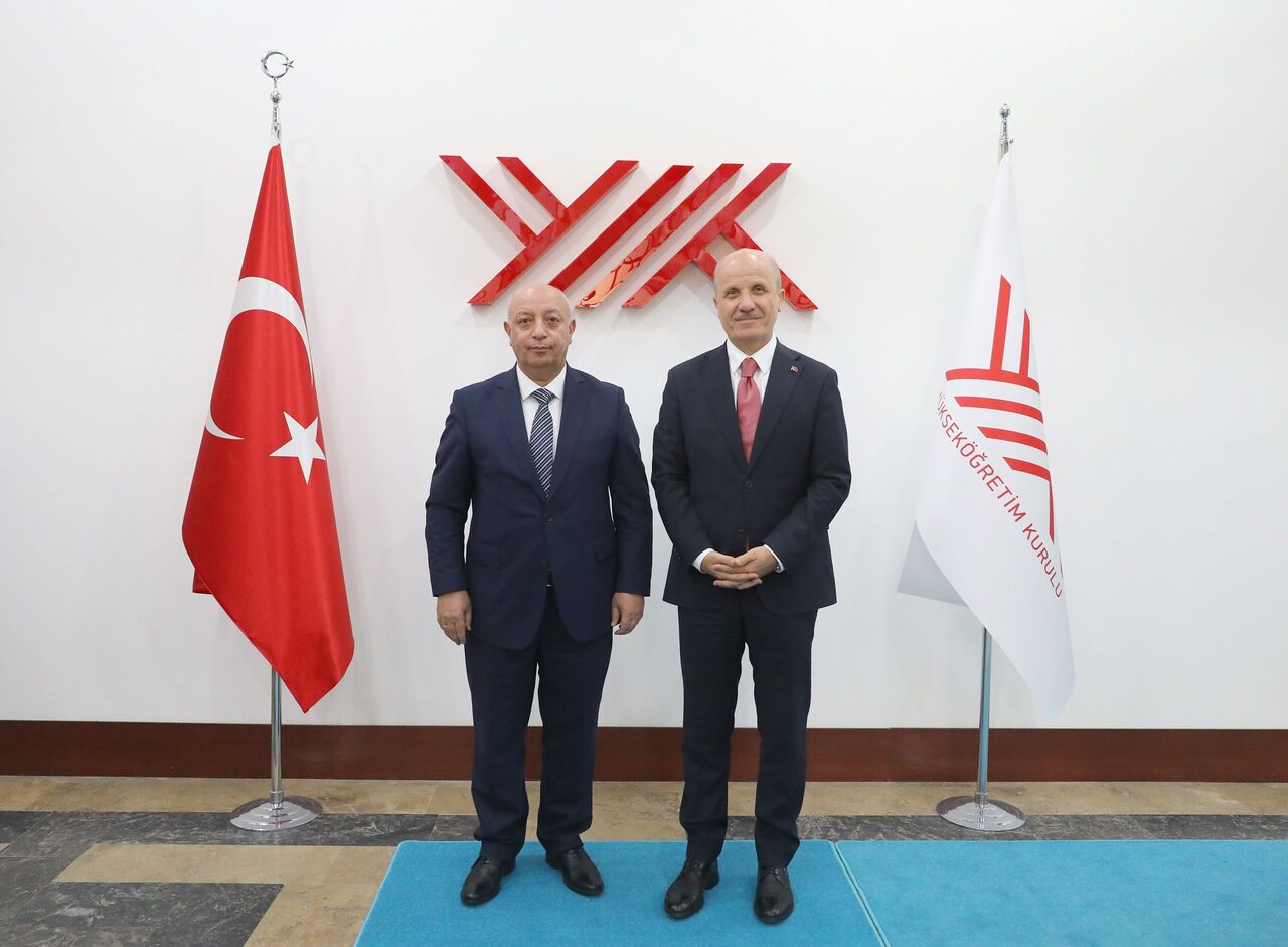 Yök Başkanı Prof. Dr. Özvar, Ki̇ü Rektörü Prof. Dr. Bakan’ı Kabul Etti (3)