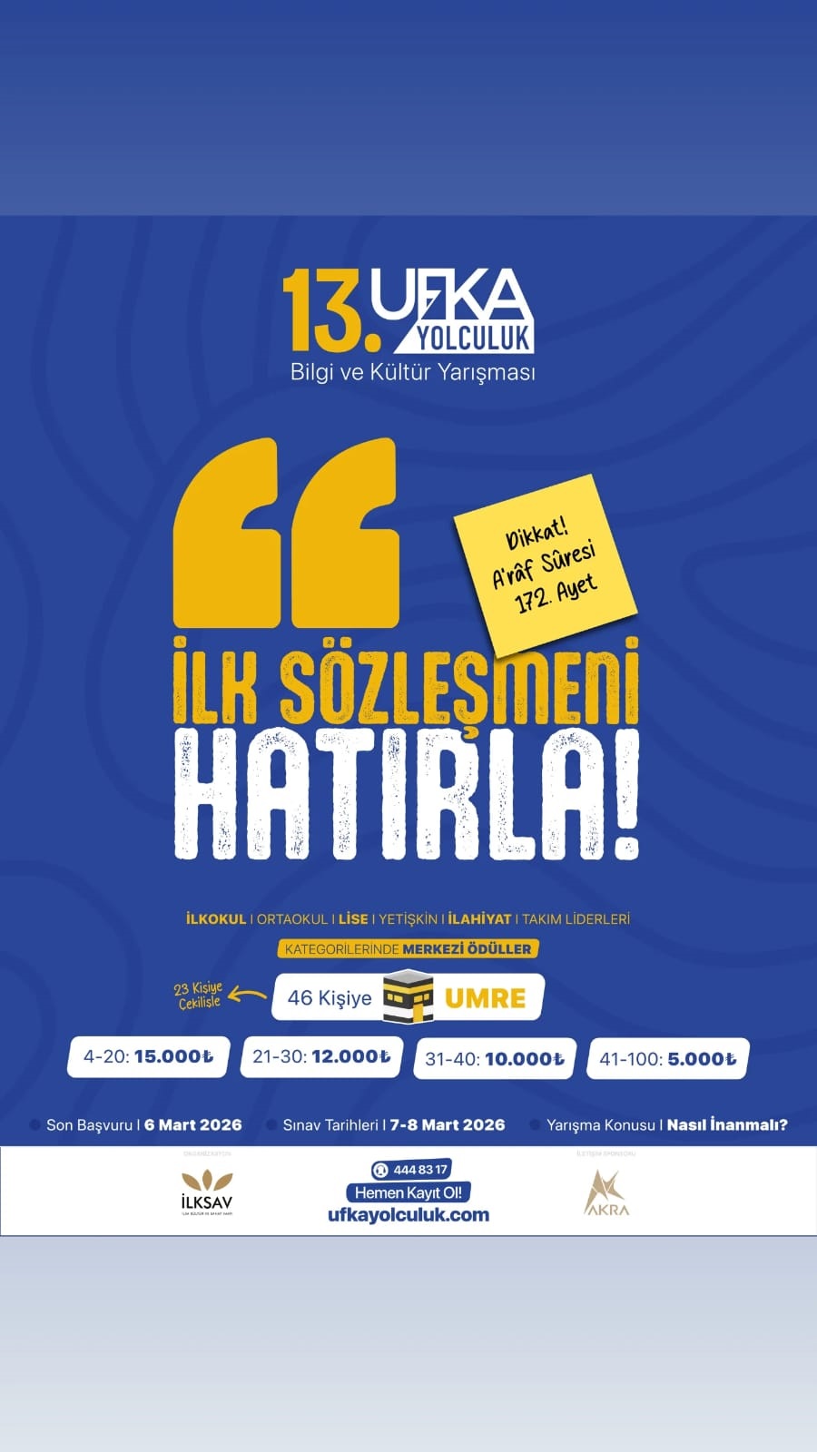 13. Ufka Yolculuk Bilgi Ve Kültür Yarışması'na Başvurular Başladı (2)