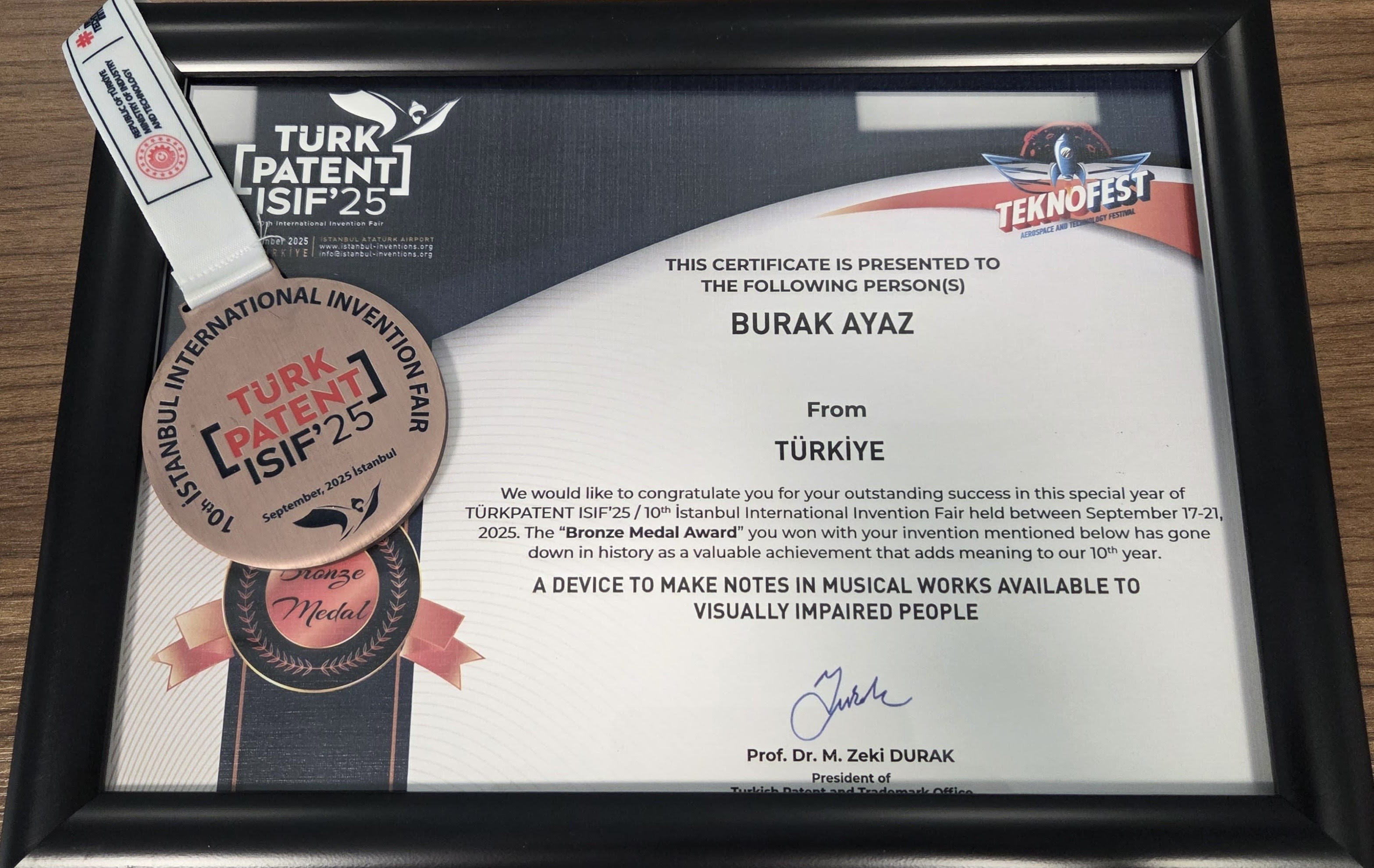 Görme Engelliler İçin Geliştirilen Nota Okuma Cihazı (1)