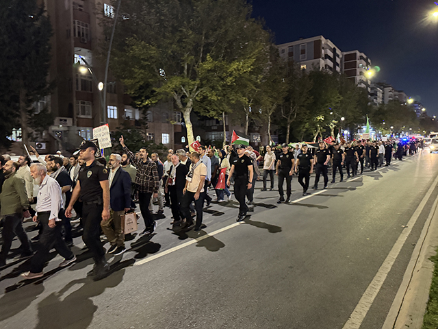 Kahramanmaraş'ta İsrail'in Gazze'ye Saldırıları Protesto Edildi̇ (3)