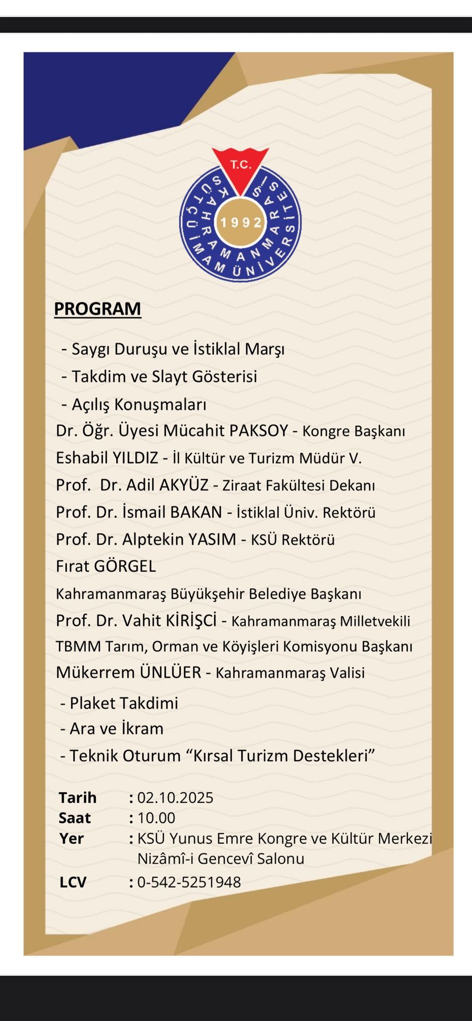 Uluslararası Kırsal Turizm Kongresi Başlıyor (1)