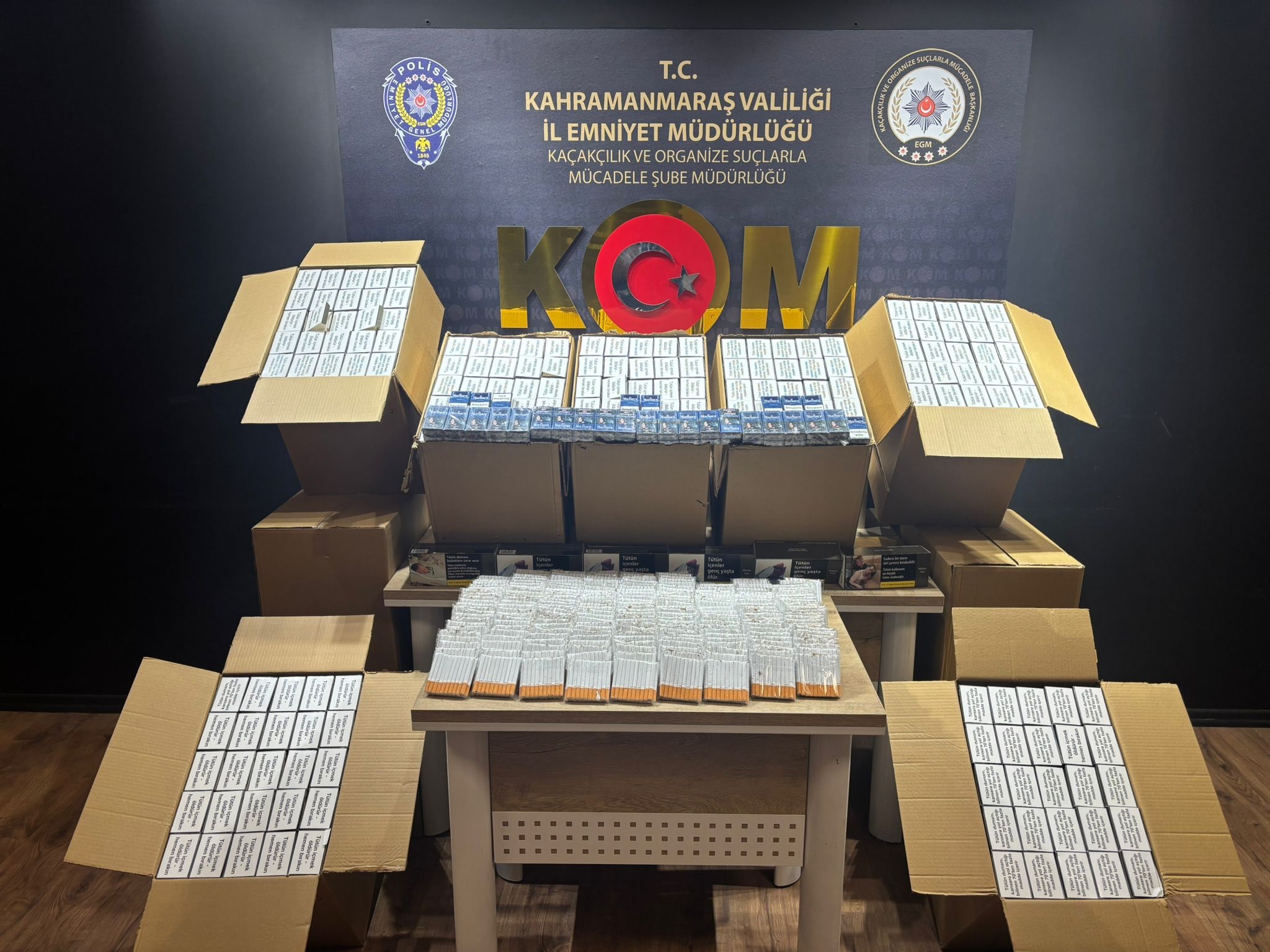 Kahramanmaraş’ta Kaçak Sigara Operasyonu (2)