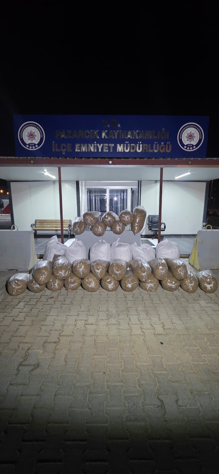 Pazarcık’ta Kaçak Tütün Operasyonu