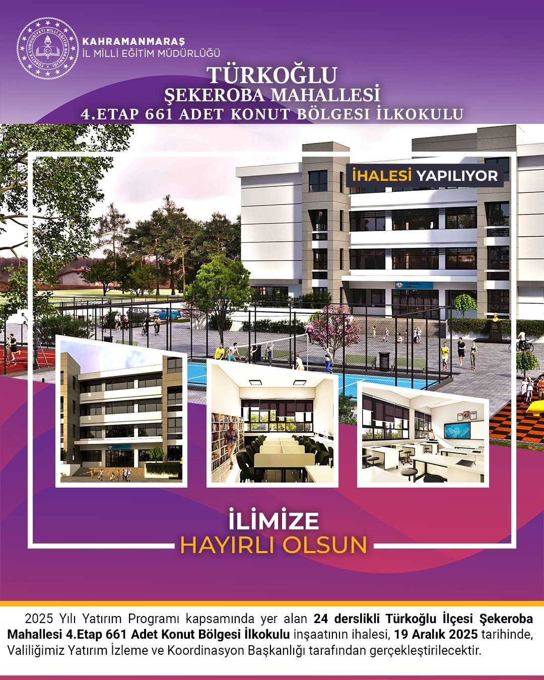 Şekeroba’ya Yeni 24 Derslikli İlkokul Müjdesi (1)