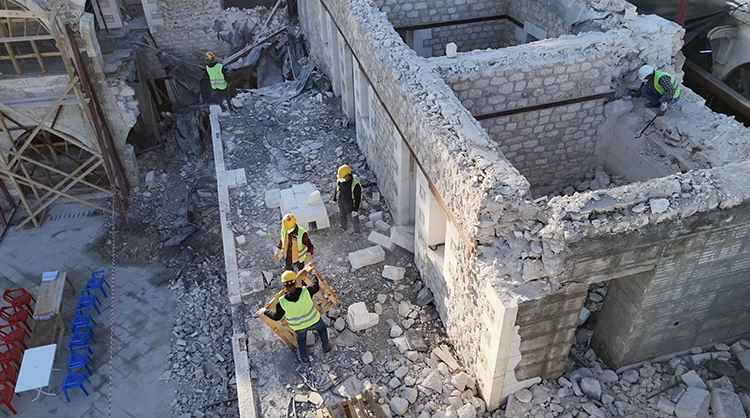 Depremlerde Yıkılan Tarihi Tuz Hanı Yeniden Ayağa Kaldırılıyor0
