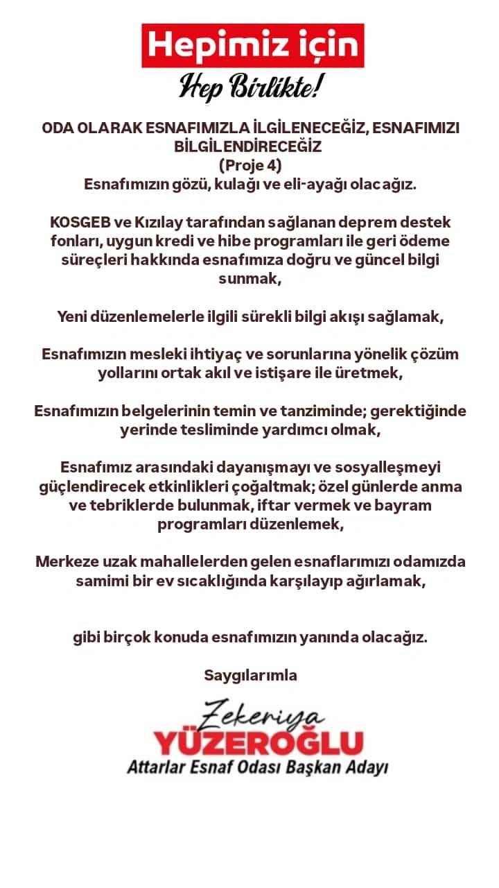 “Esnafımızın Gözü, Kulağı Ve Eli Ayağı Olacağız” (1)