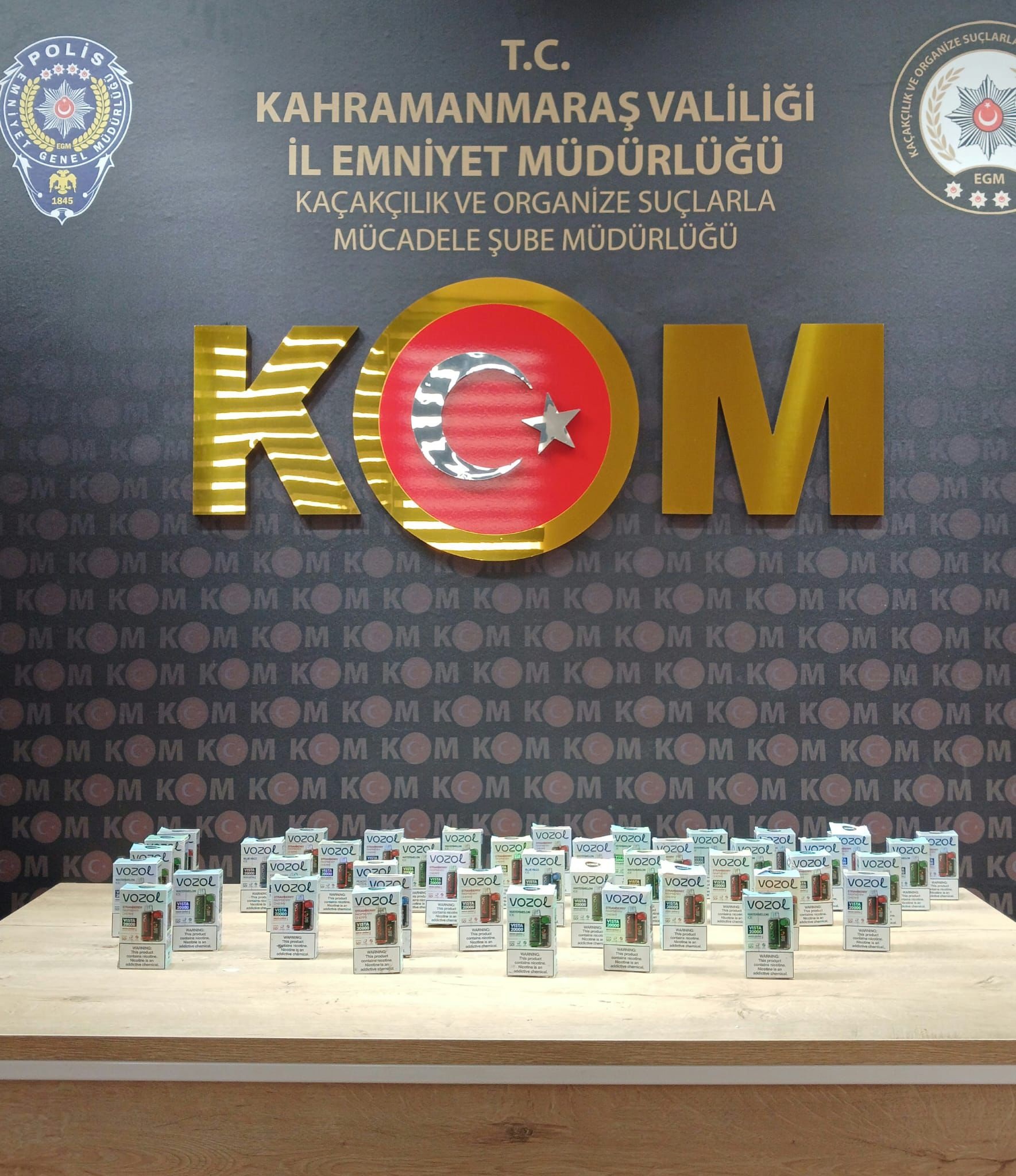 Türkoğlu’nda Narkotik Ve Kom Operasyonları 1 Tutuklama