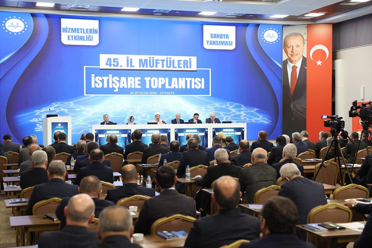 45. İl Müftüleri İstişare Toplantısı Sonuç Bildirgesinin Okunmasıyla Sona Erdi (1)