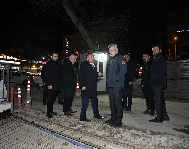Başkan Görgel, Şehir Merkezindeki Alt Ve Üstyapı Çalışmalarını Yerinde İnceledi (3)