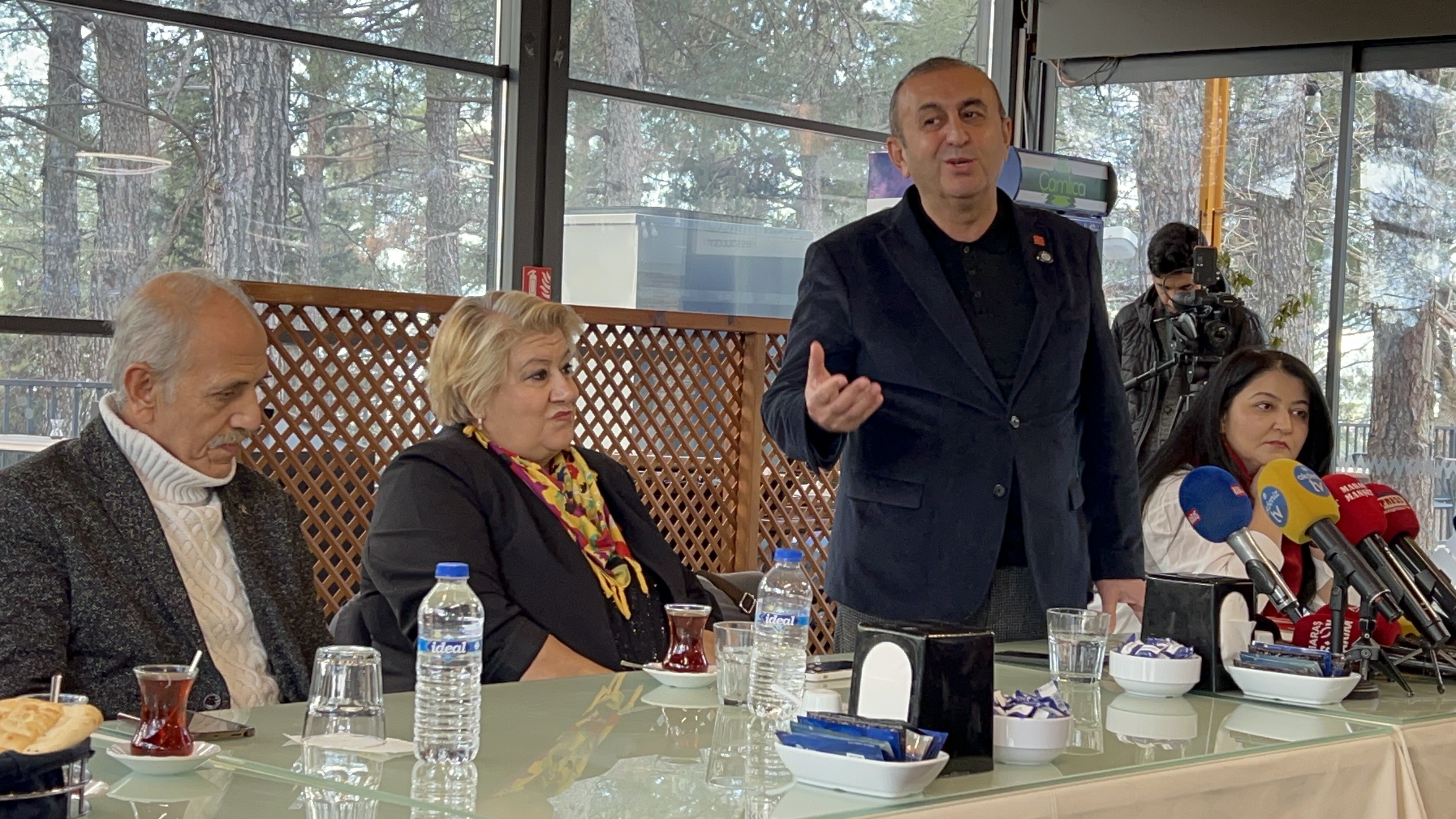 Chp İl Başkanı Ateş, Basınla Bir Araya Geldi (4)