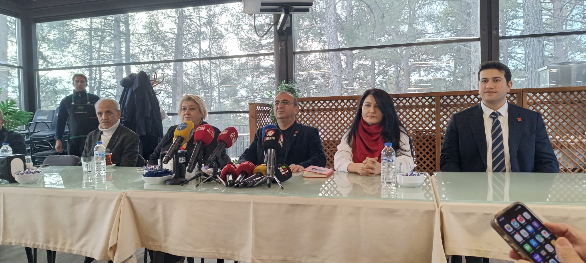 Chp İl Başkanı Ateş, Basınla Bir Araya Geldi (5)