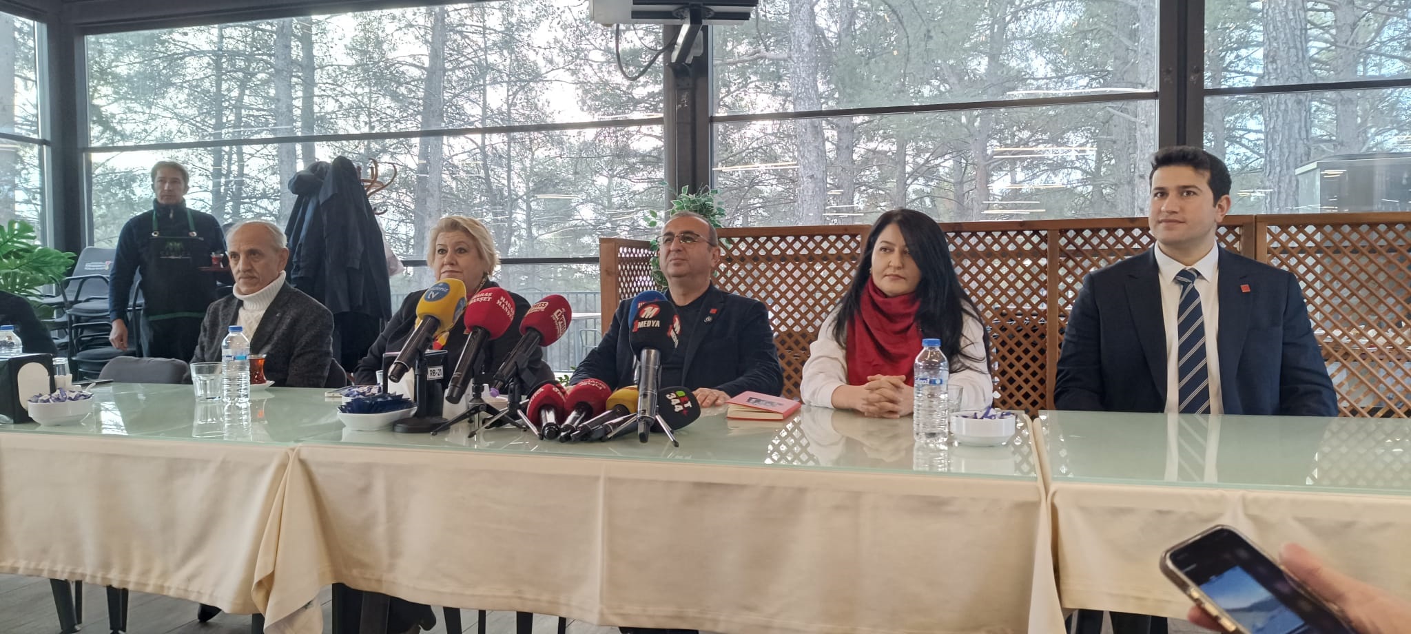 Chp İl Başkanı Ateş, Basınla Bir Araya Geldi (6)