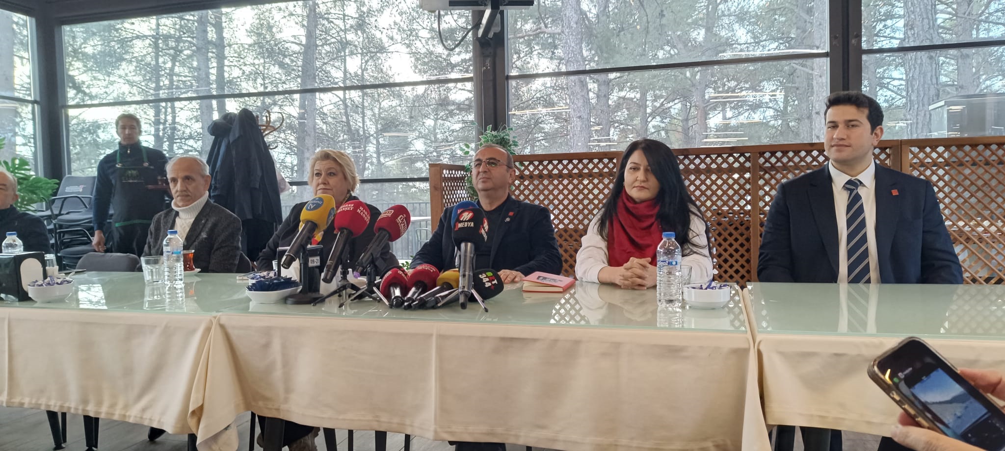 Chp İl Başkanı Ateş, Basınla Bir Araya Geldi (7)