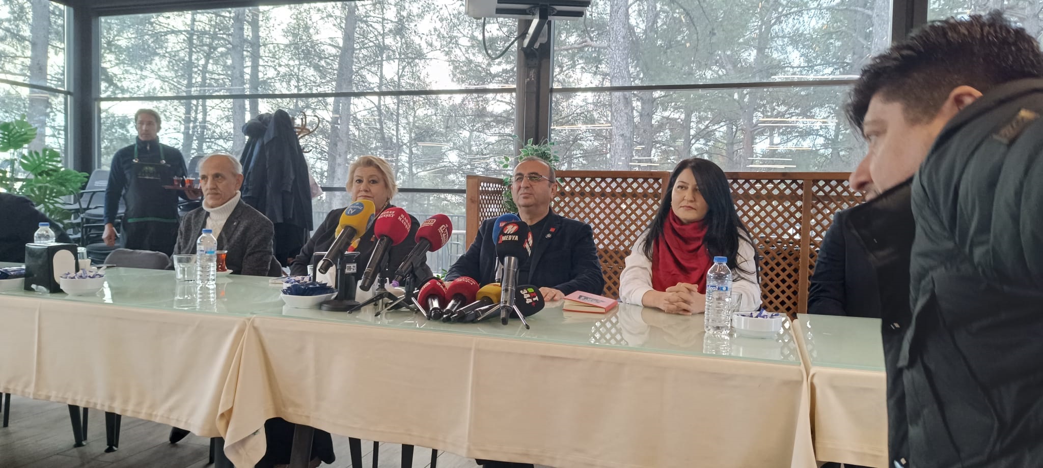 Chp İl Başkanı Ateş, Basınla Bir Araya Geldi (8)