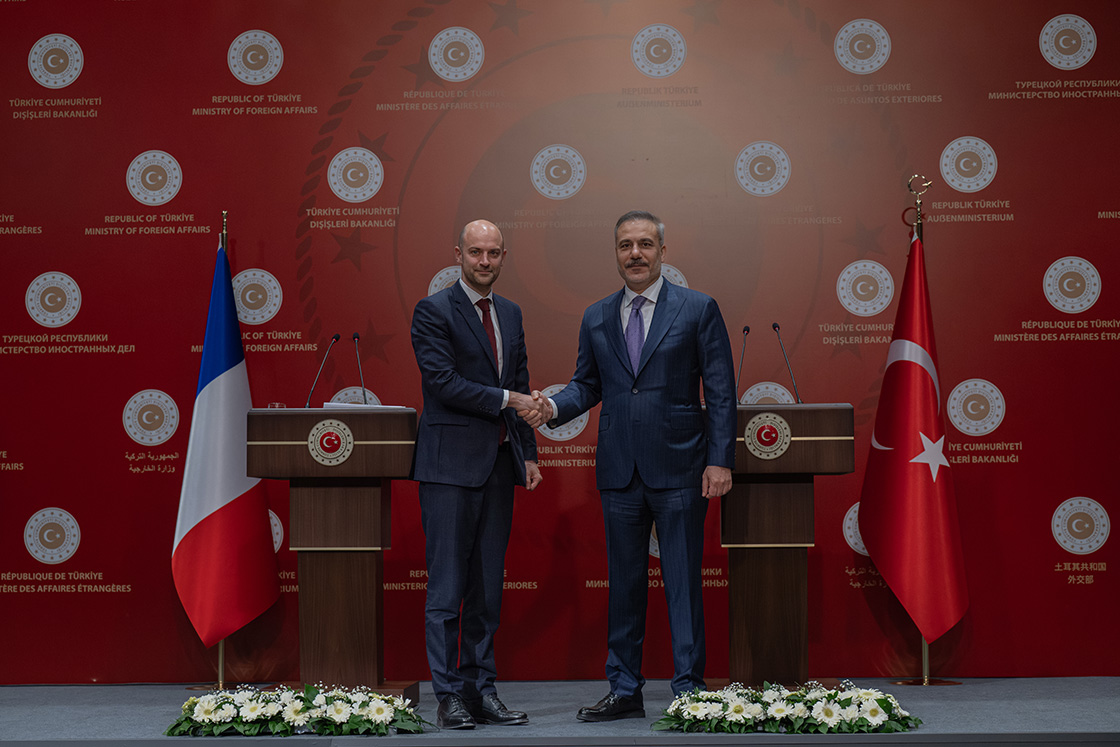 Dışişleri Bakanı Fidan, Fransız Mevkidaşı Barrot Ile Ortak Basın Toplantısında Konuştu (5)