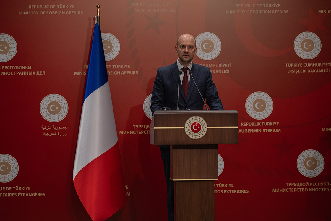 Dışişleri Bakanı Fidan, Fransız Mevkidaşı Barrot Ile Ortak Basın Toplantısında Konuştu (6)