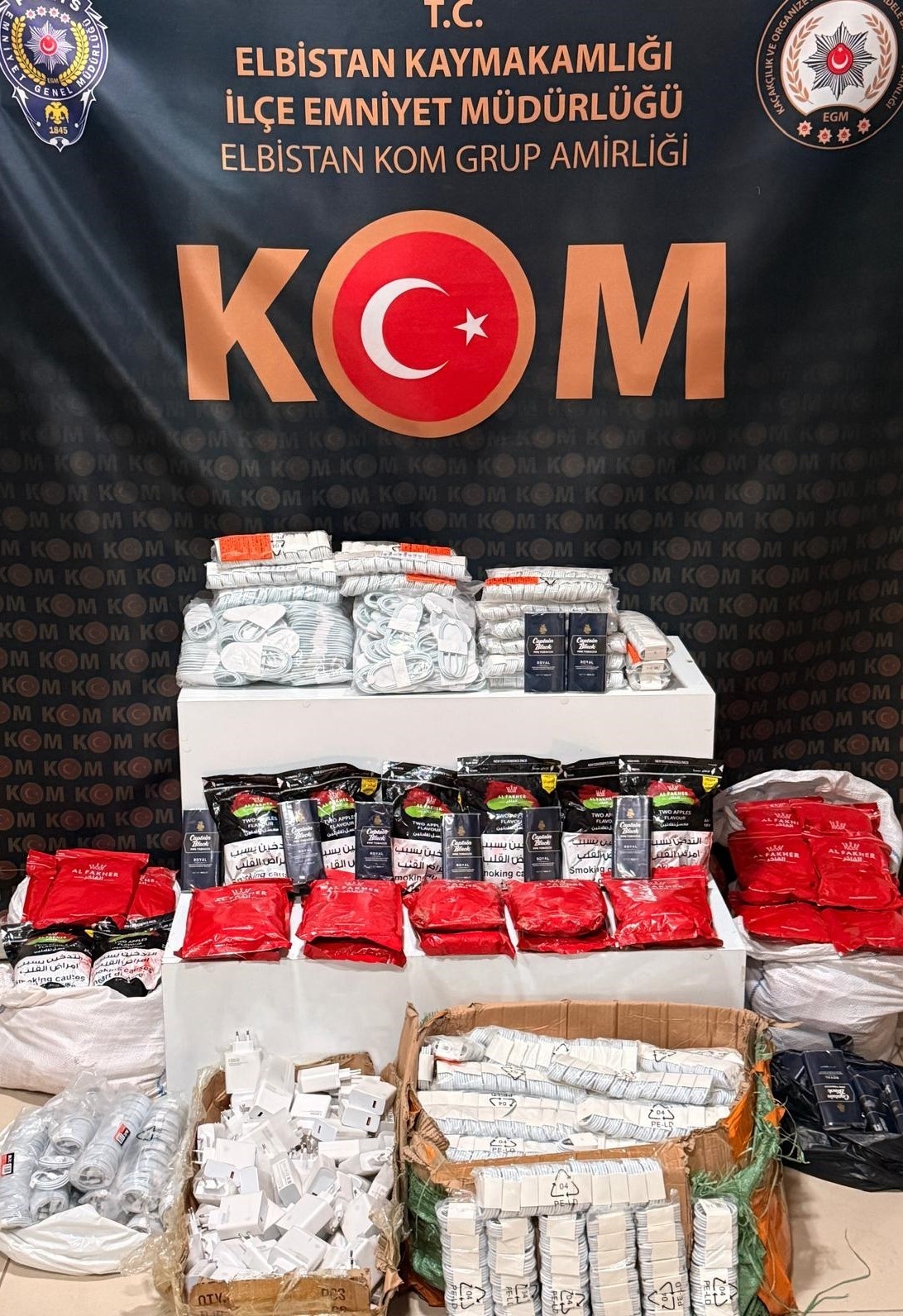 Elbistan Kom’dan Kaçakçılığa Darbe