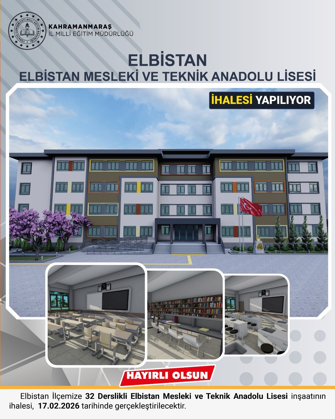 Elbistan’da Mesleki Eğitime Dev Yatırım