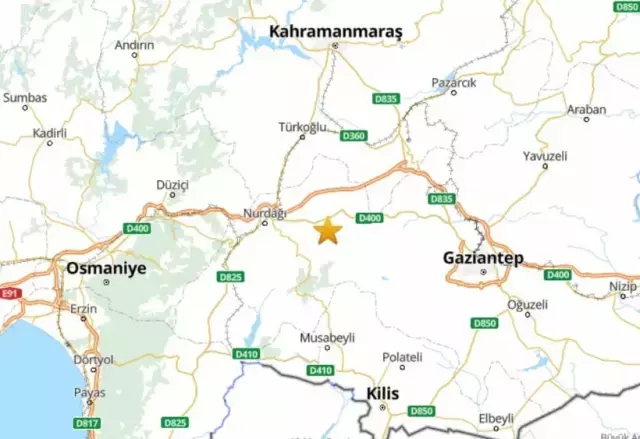Gaziantep Te 4 1 Buyuklugunde Deprem 19502044 6538 M