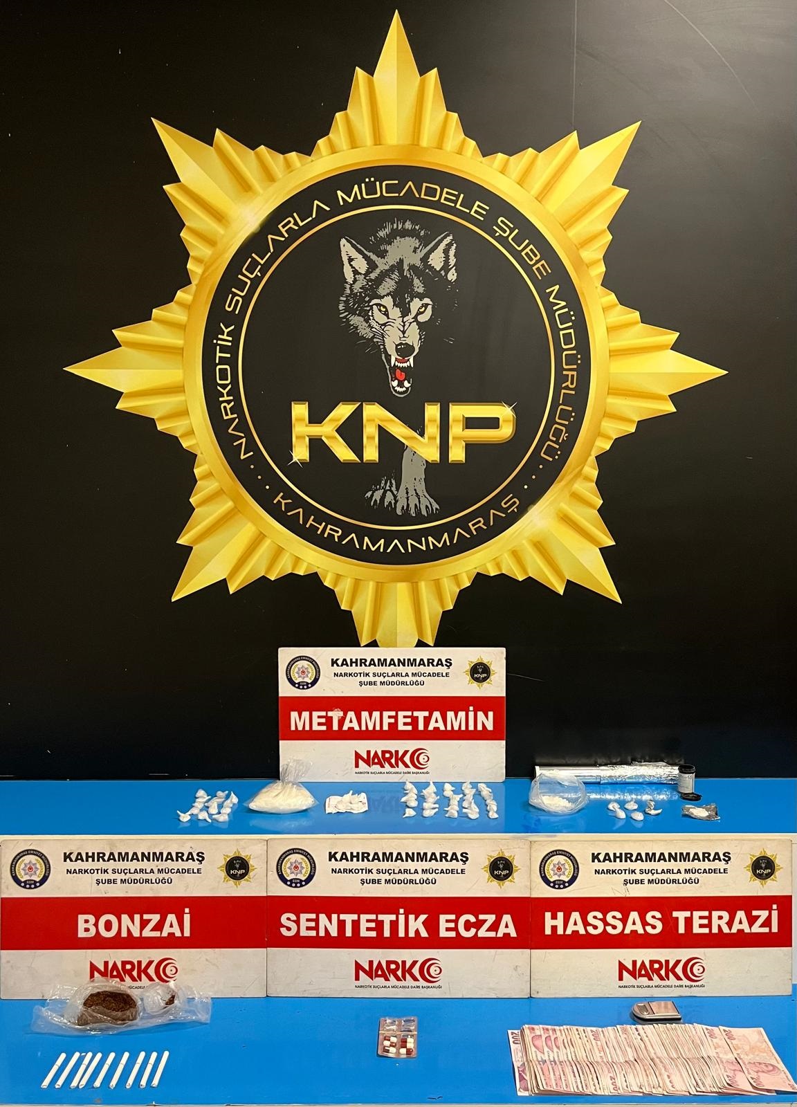 Kahramanmaraş’ta Narkotik Operasyonu 2 Tutuklama (1)