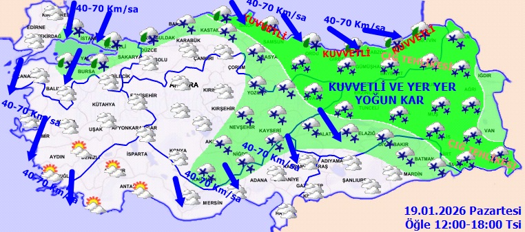Kış Şartları Yurt Genelinde Etkili (1)