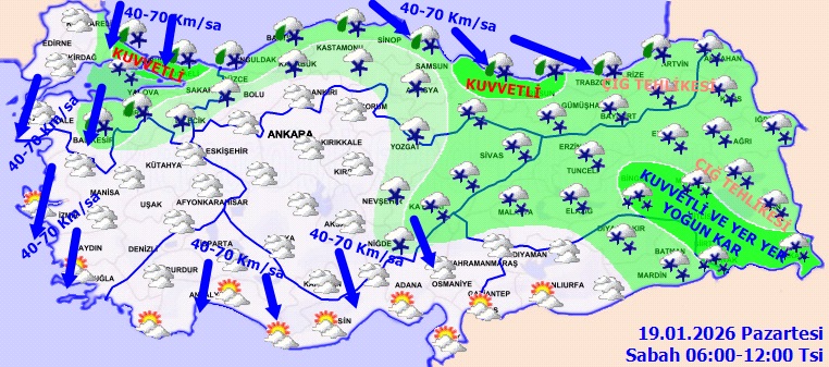 Kış Şartları Yurt Genelinde Etkili (2)