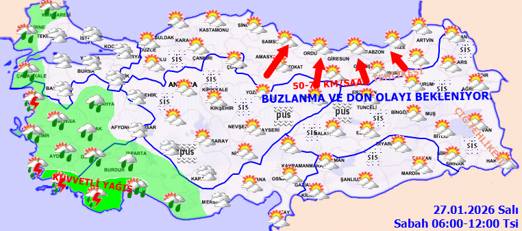 Türkiye Genelinde Yağış Ve Fırtına Uyarıs1