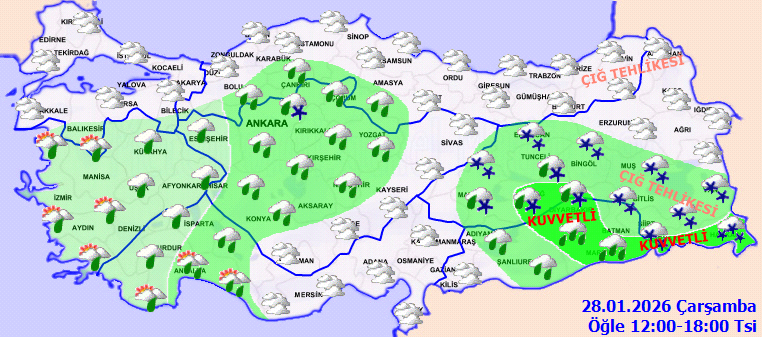 Türkiye Genelinde Yağışlı Hava Etkisini Artırıyor (2)