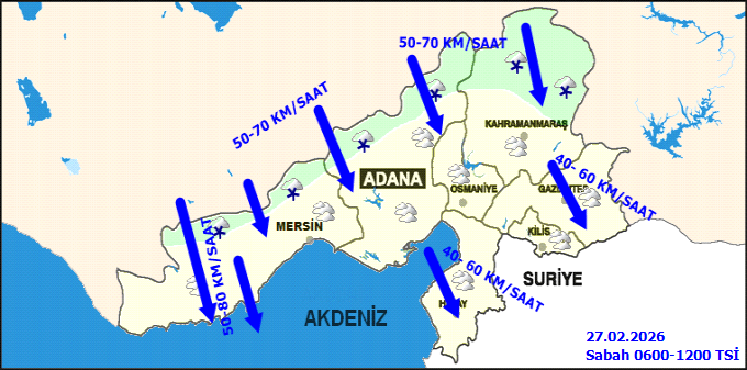 Doğu Akdeniz’de Fırtına Ve Kar Uyarısı (1)