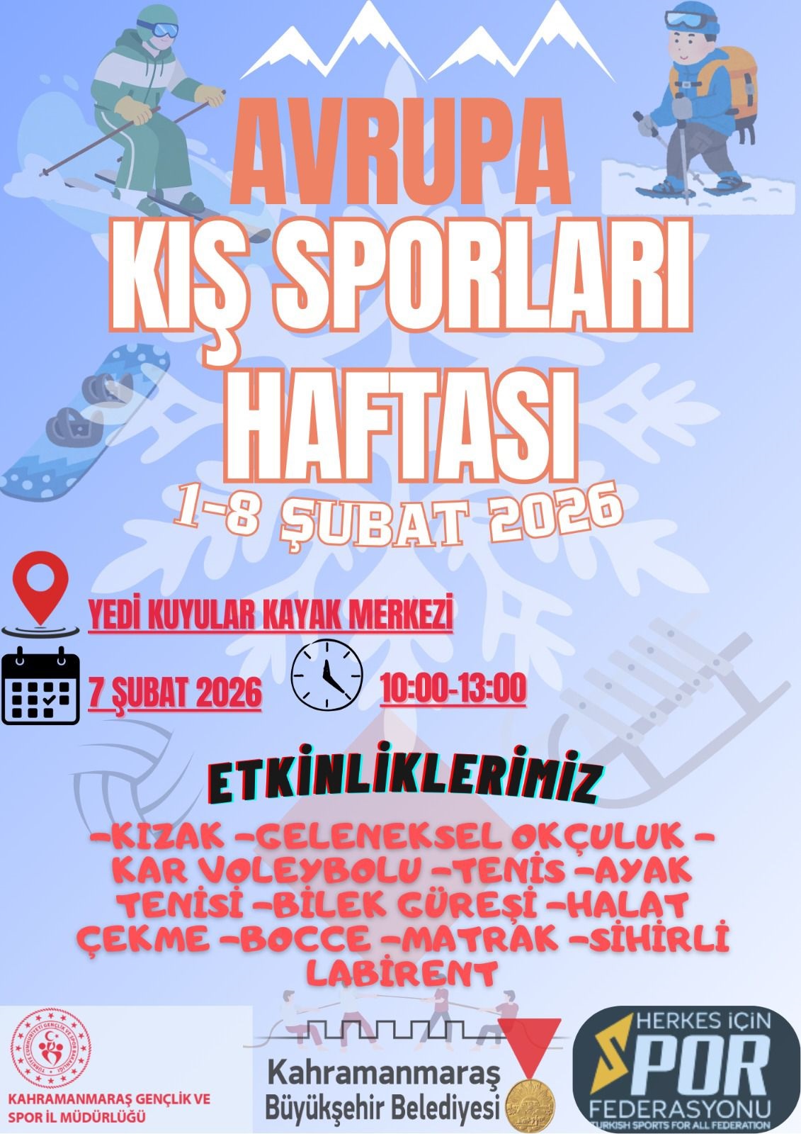 “Geleneksel Kızak Müsabakaları” Bugün Başlıyor (1)