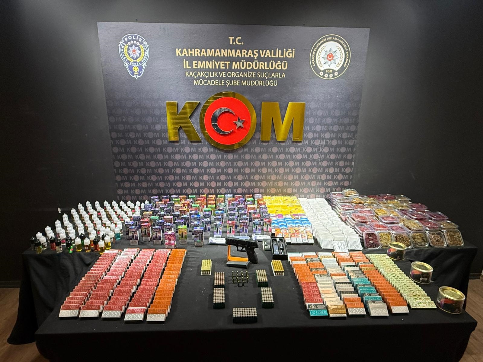 Kahramanmaraş’ta Kaçakçılık Operasyonu