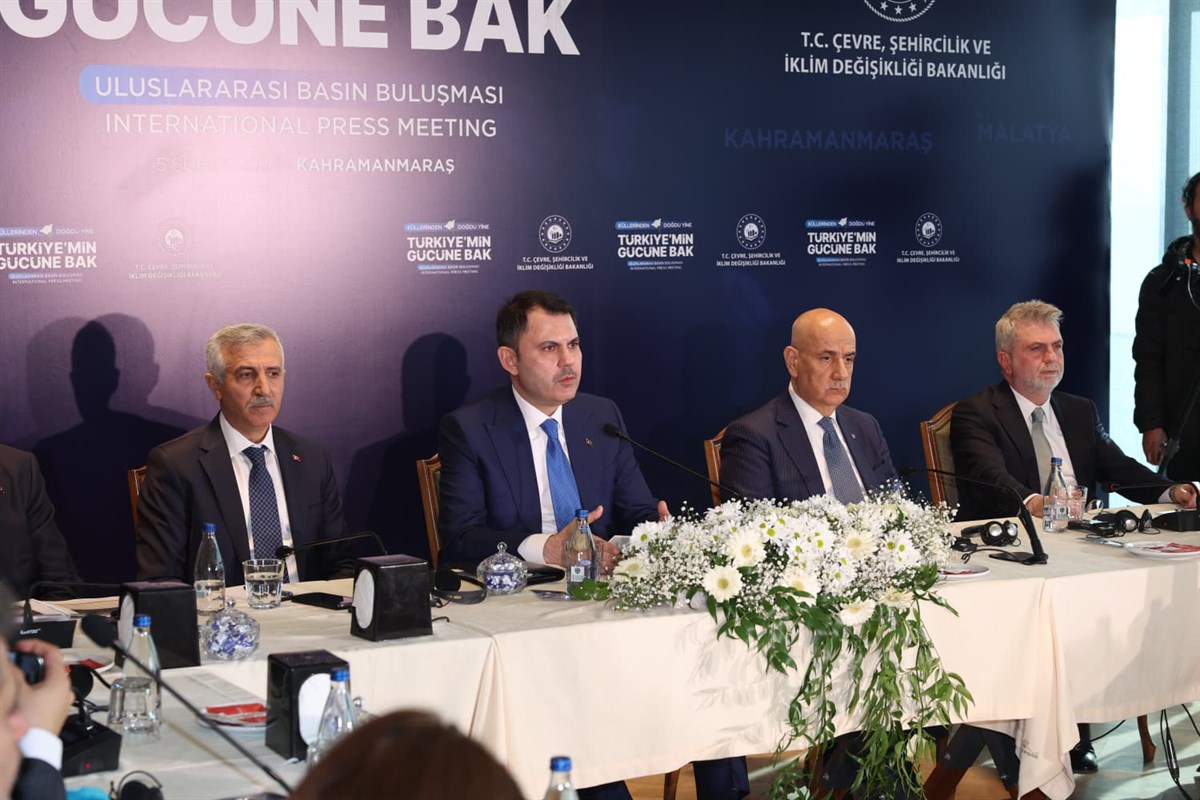 Kurum, Uluslararası Basın Mensuplarıyla Kahramanmaraş’ta Buluştu (1)