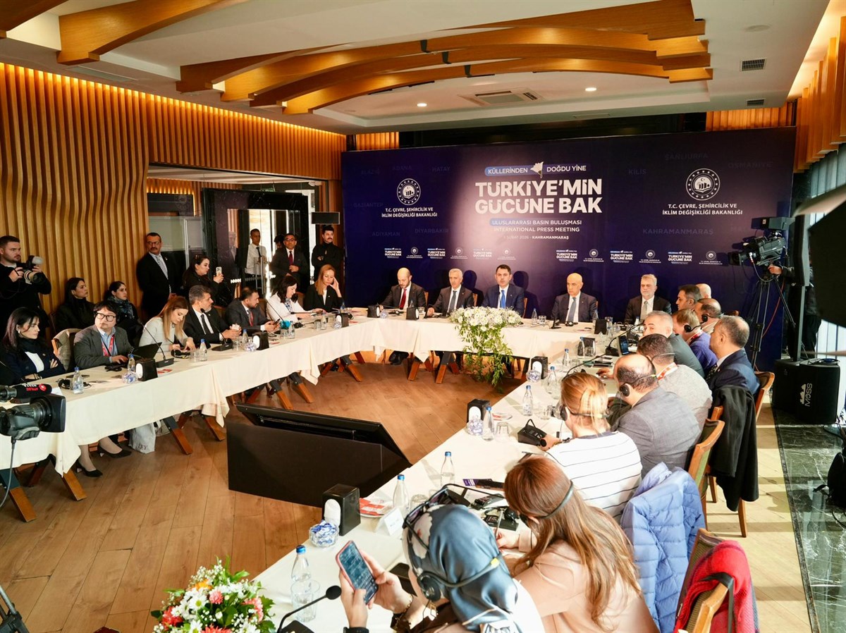 Kurum, Uluslararası Basın Mensuplarıyla Kahramanmaraş’ta Buluştu (3)