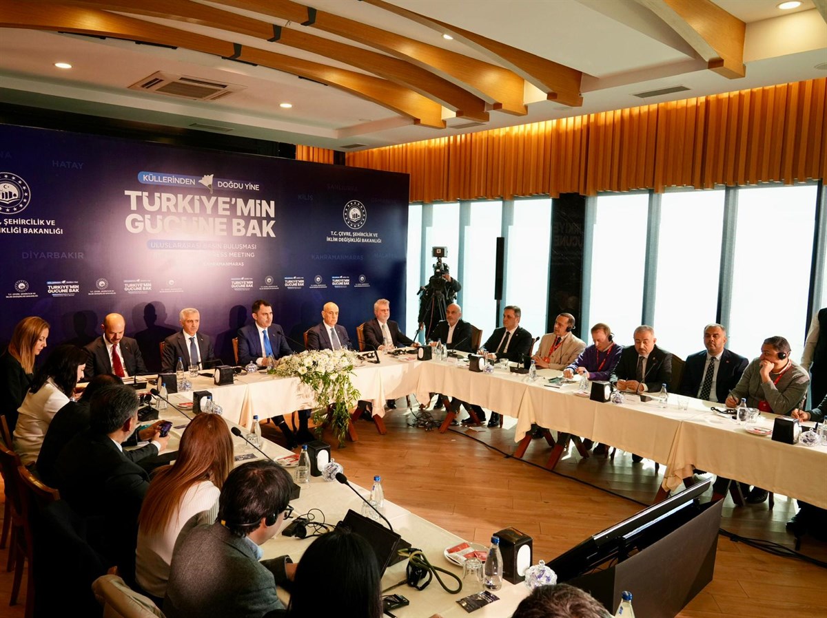 Kurum, Uluslararası Basın Mensuplarıyla Kahramanmaraş’ta Buluştu (4)