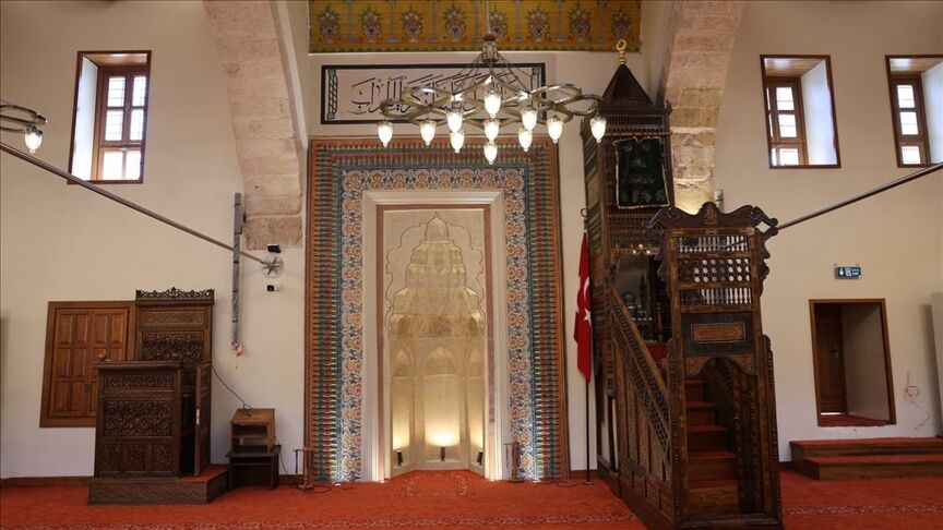 Depremde Hasar Gören Kahramanmaraş'ın Simgelerinden Ulu Cami Yeniden Ibadete Açıldı0